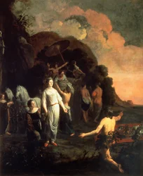 Odysseus and Nausicaa